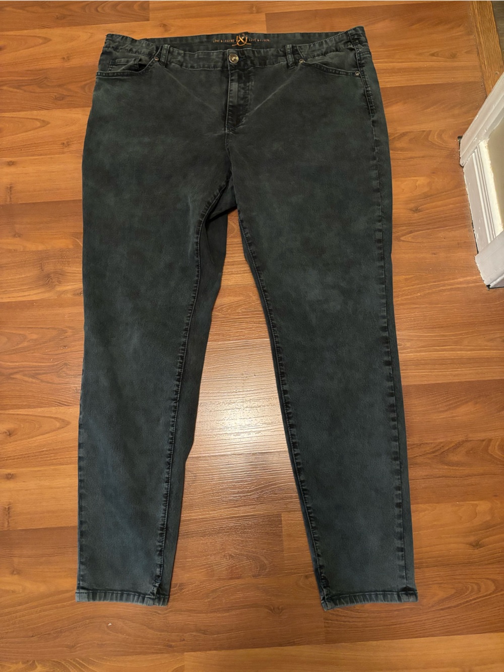 Love & Legend Washed Black Skinny Jeans